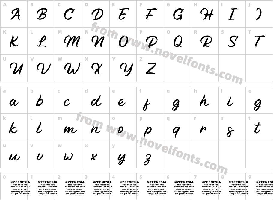 Bright Diamond Script PersonalCharacter Map