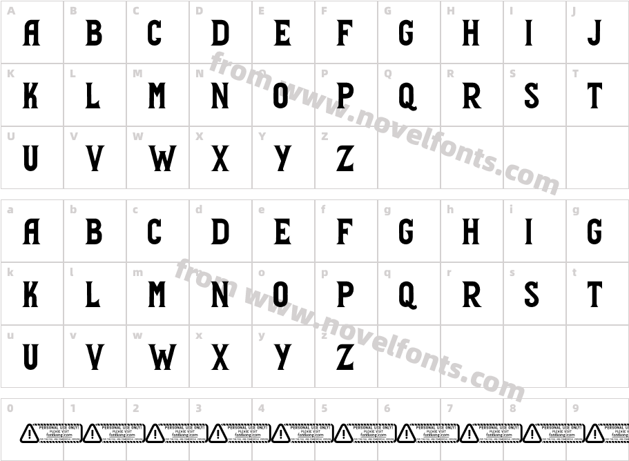 Brighton PERSONAL USE ONLY!Character Map