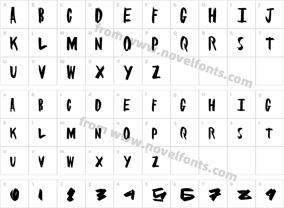 Brush SomeCharacter Map