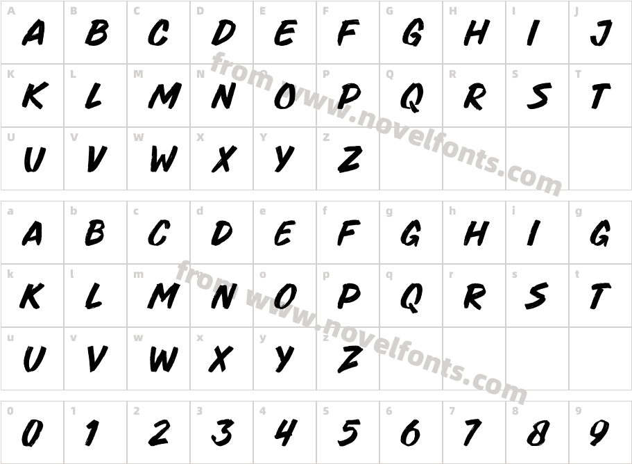 Brush Squad Demo Version RegularCharacter Map