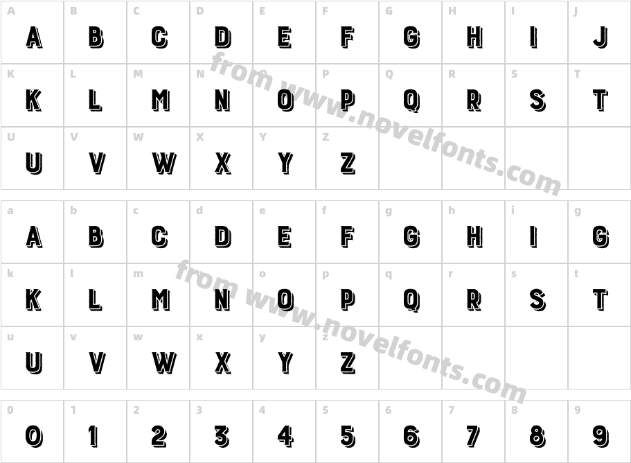 Burford Rustic Extrude TwoCharacter Map