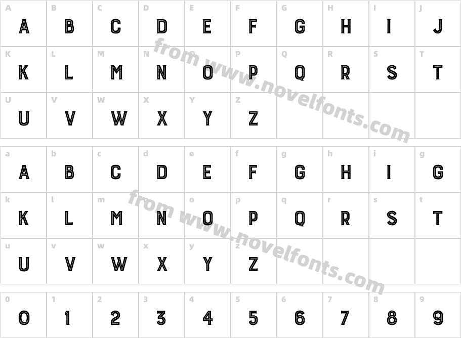 Burford Rustic Inline LightCharacter Map