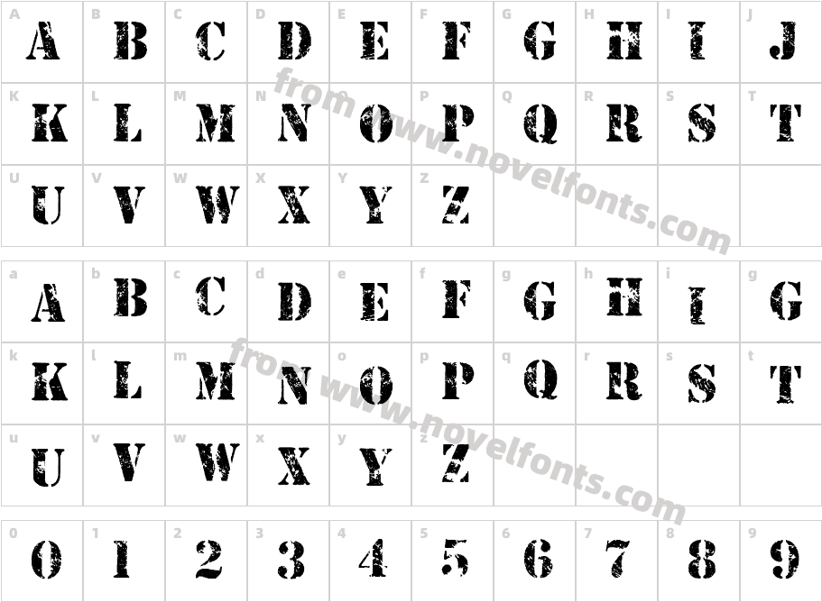 CBX ArmymenCharacter Map