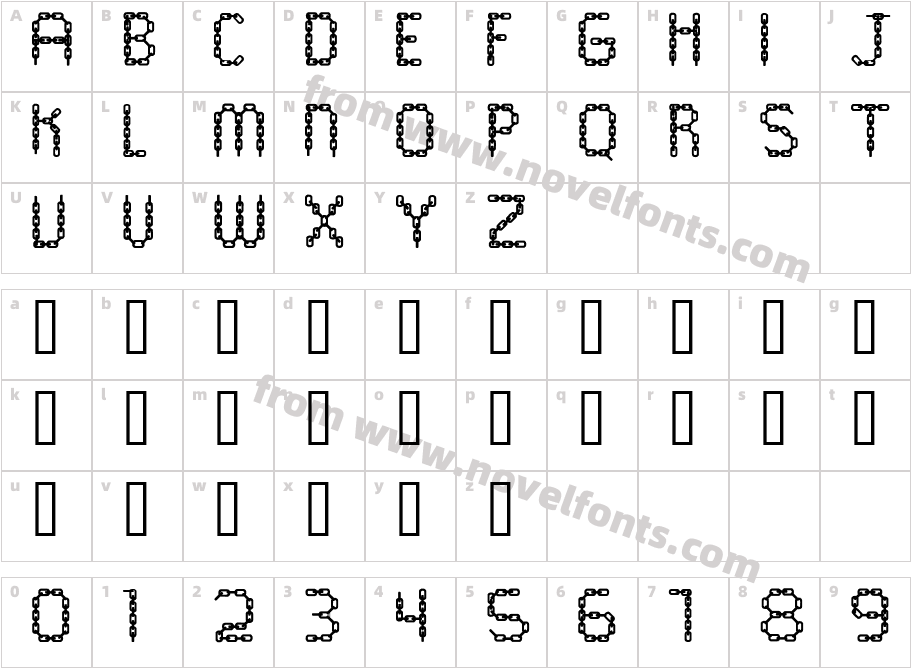 CHAINS Color FillCharacter Map