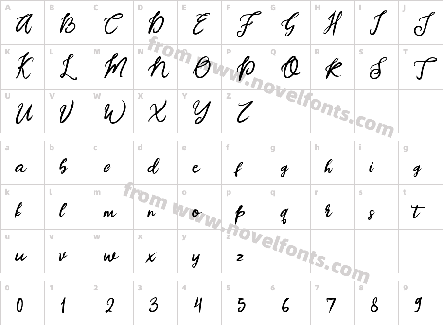 CanillaCharacter Map