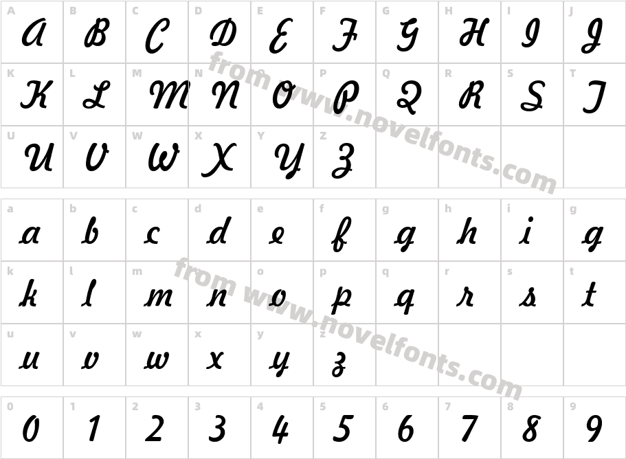 Jott 43 NormalCharacter Map