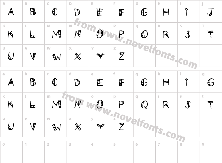 Carnival BlockCharacter Map