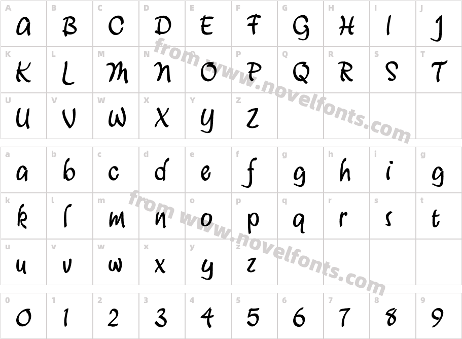 Casual BrushCharacter Map