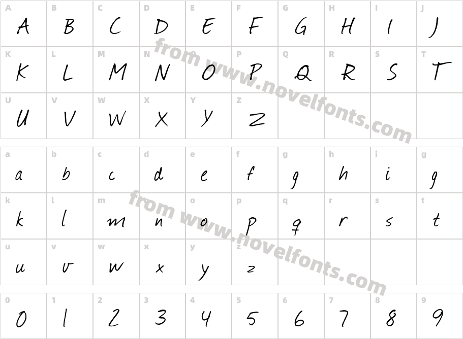 JournalCharacter Map