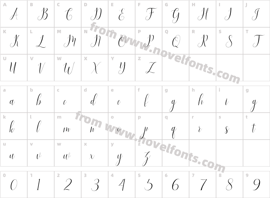 Centuries Italic ItalicCharacter Map