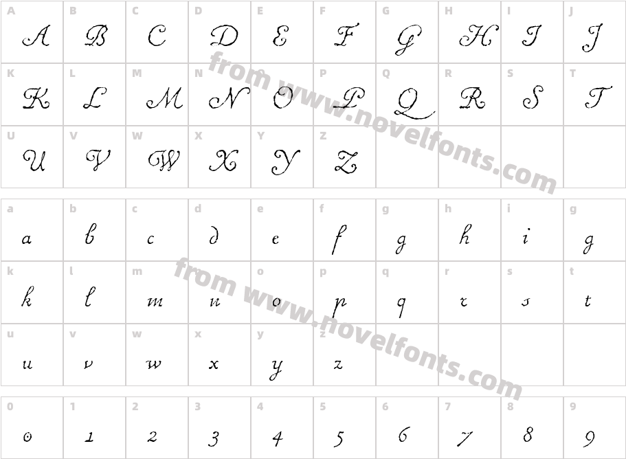 ChansonD AmourCharacter Map