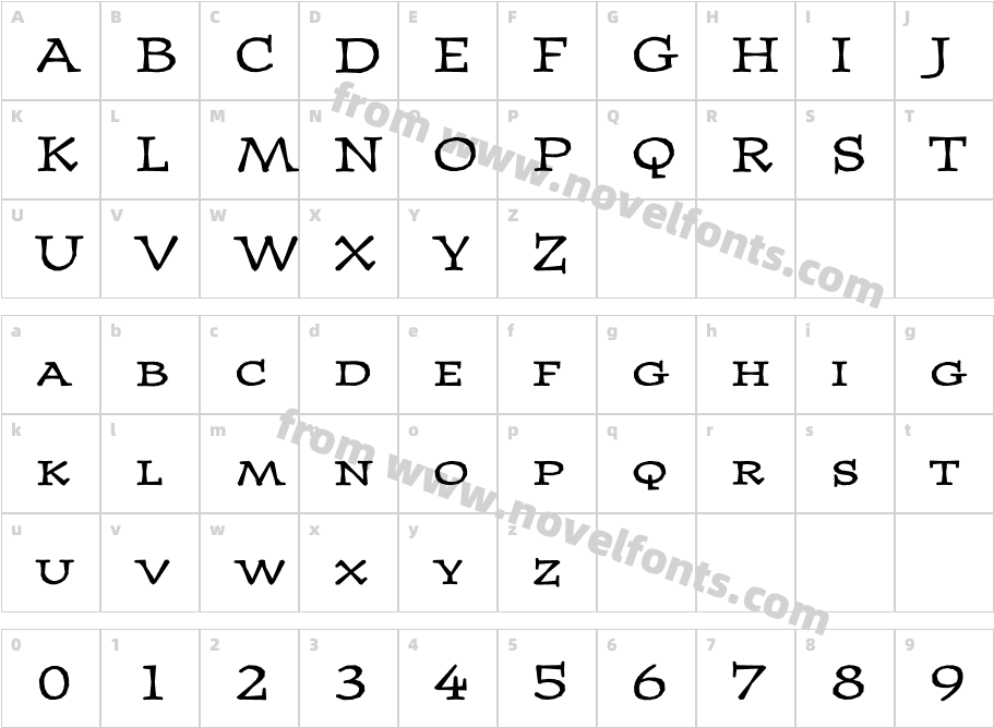 JournalSmallcaps-UltraCharacter Map