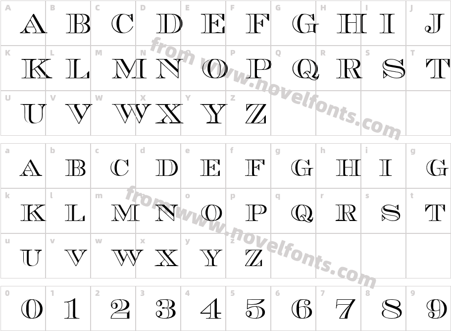 Chevara Outline NormalCharacter Map
