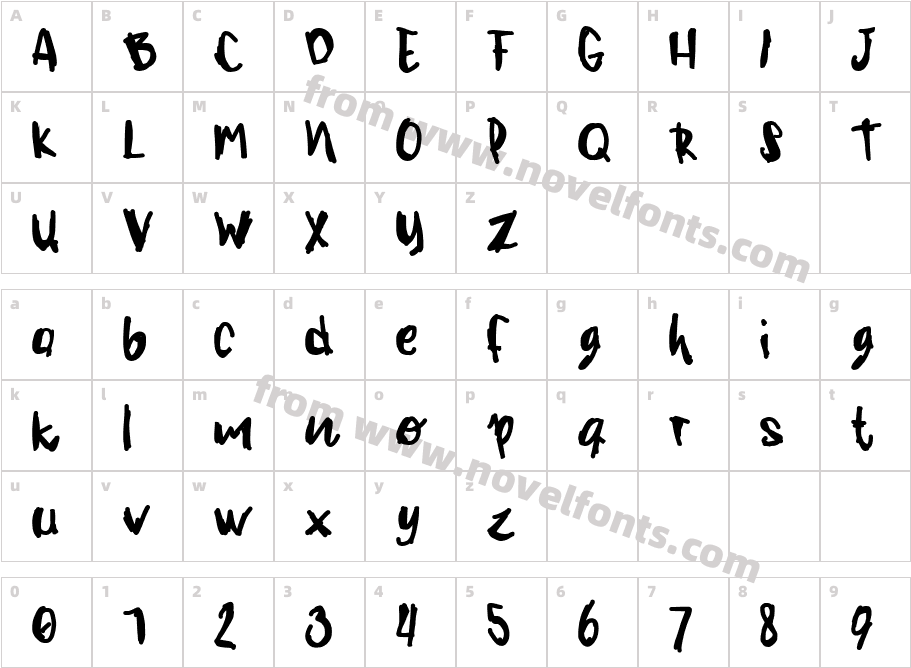 Chizuru MediumCharacter Map