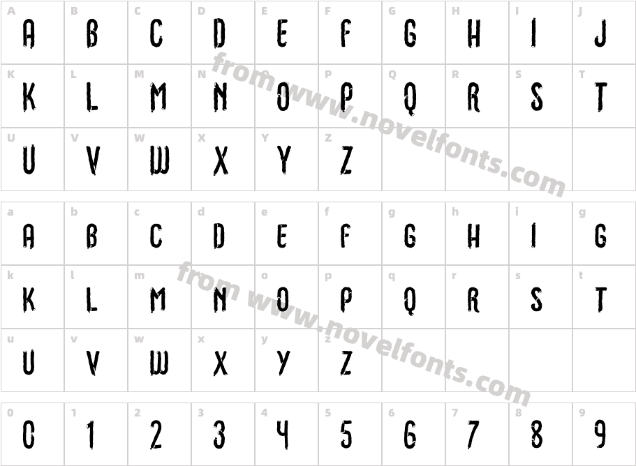 Choriza BackgroundCharacter Map
