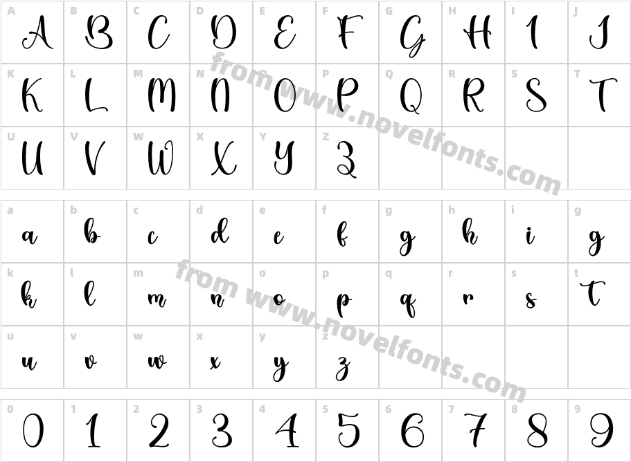 Christmas Cheer Personal UseCharacter Map