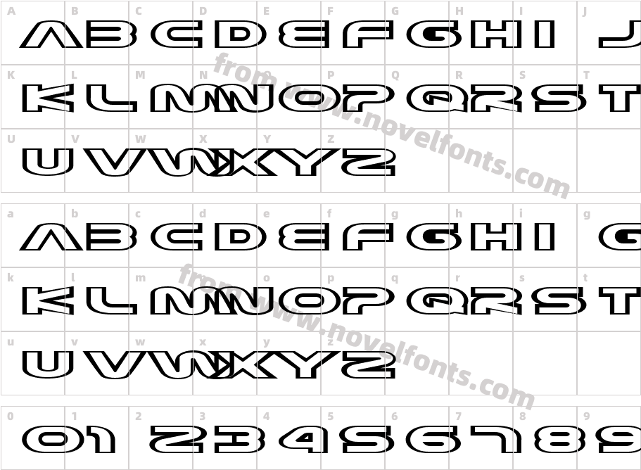 Joy CircuitCharacter Map