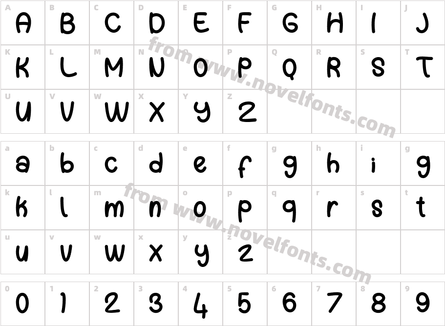 Christmas Kring kringCharacter Map