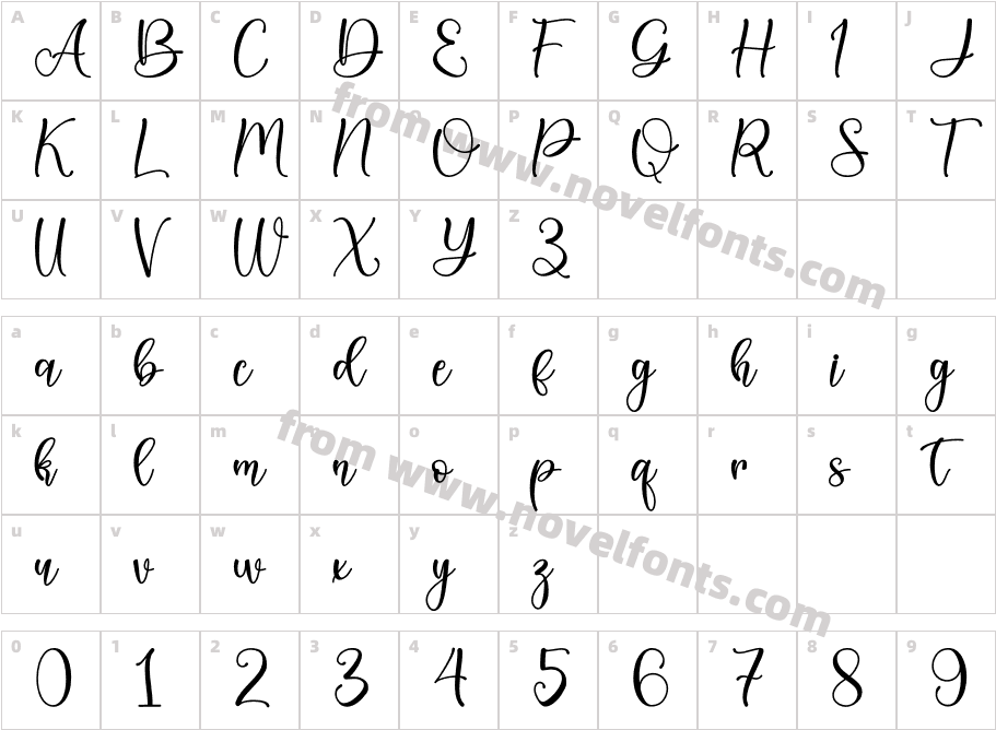 Christmas Nice Personal UseCharacter Map