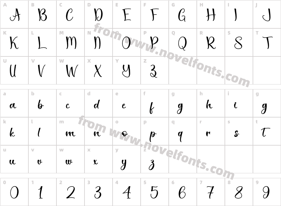 Christmas Stamp Personal UseCharacter Map