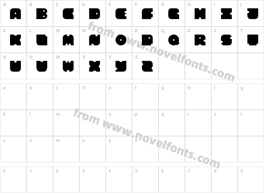 Chunk RegularCharacter Map