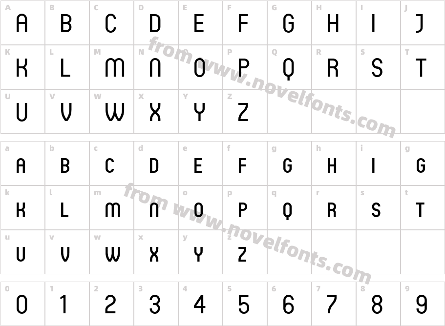 Circula Regular 3Character Map
