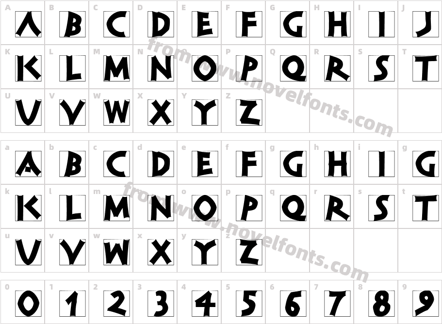 Classi Caps Bricks BlackCharacter Map