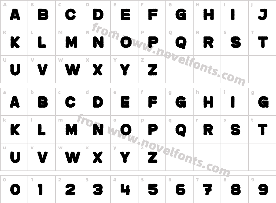 Jreng RoughCharacter Map