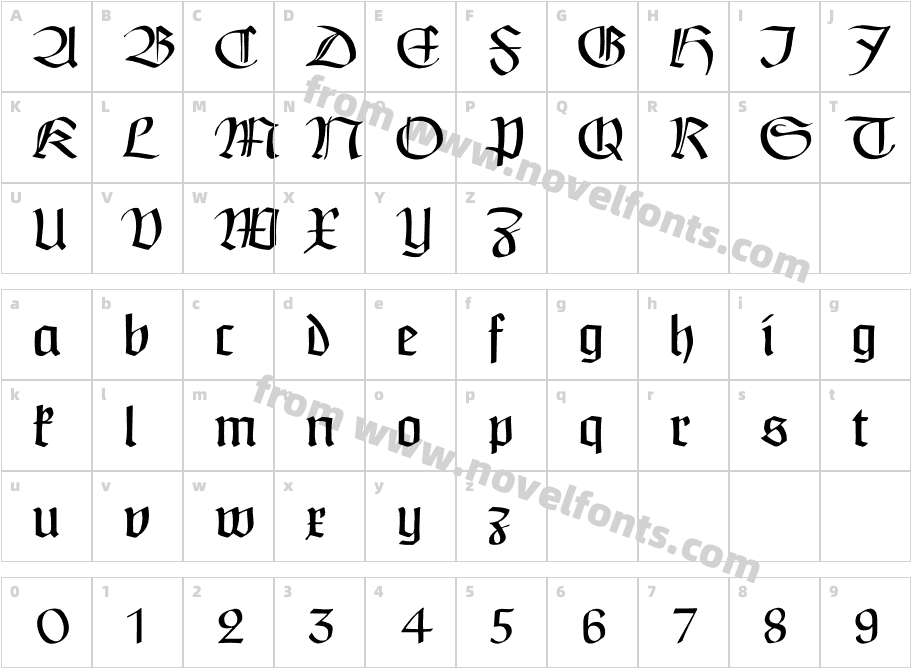 Claudius HeadlineCharacter Map