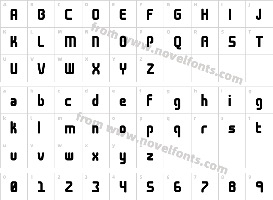 Cogan Curved BlackCharacter Map