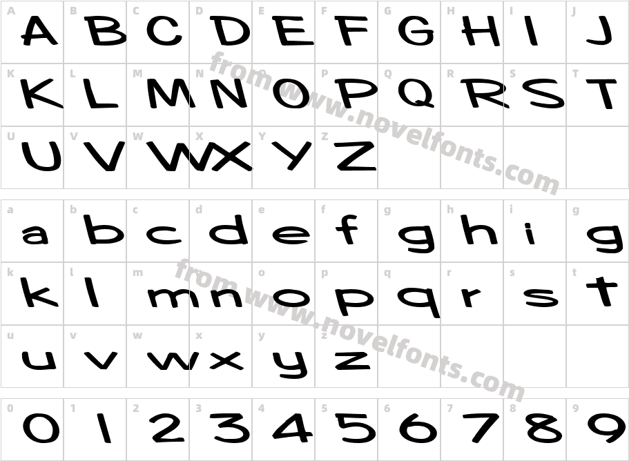 Coinage Of Mind SP BoldCharacter Map