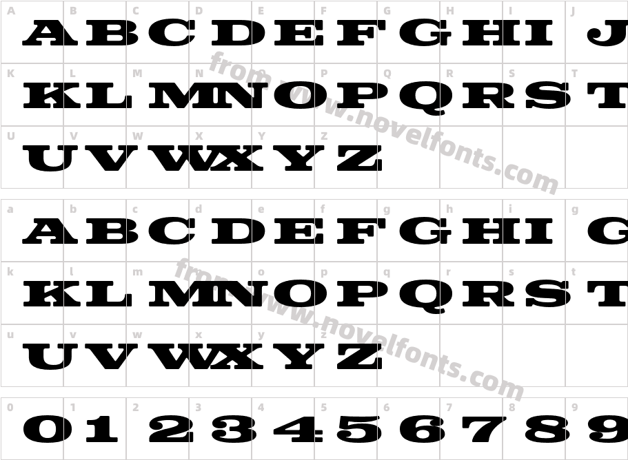 Colt Soft Regular2Character Map
