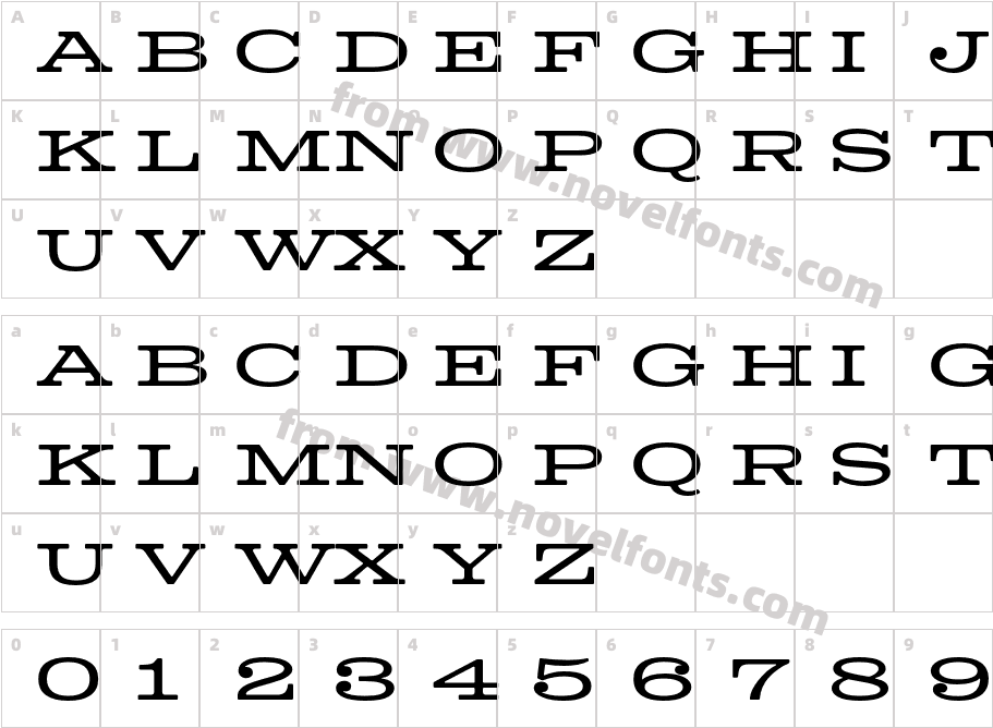 Colt Soft Regular4Character Map
