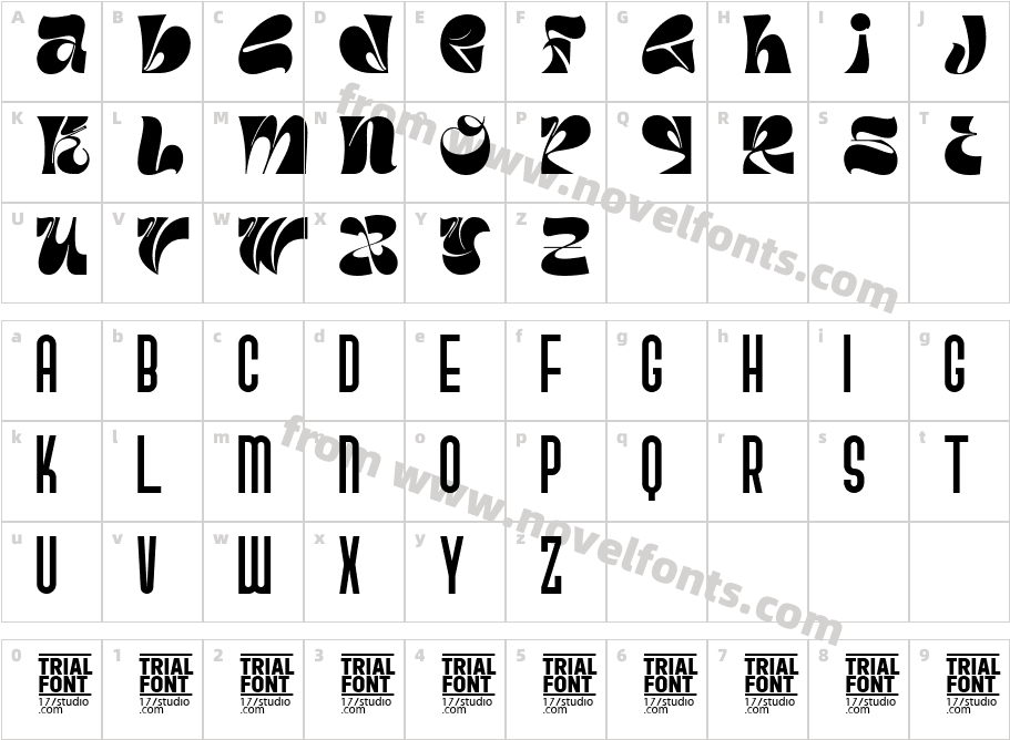 Contribute Condensed Demo RegularCharacter Map