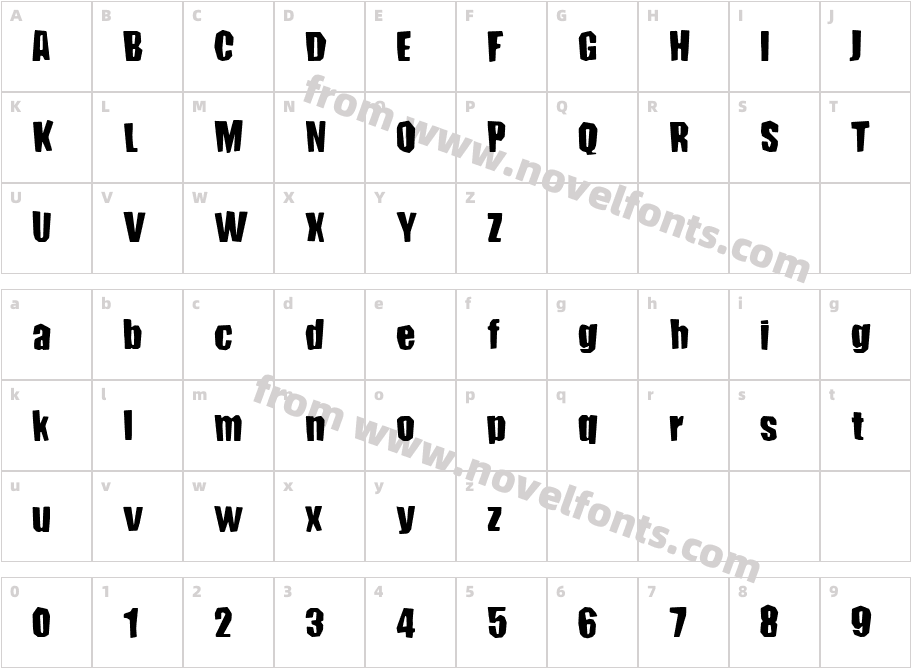 ConundrumACharacter Map