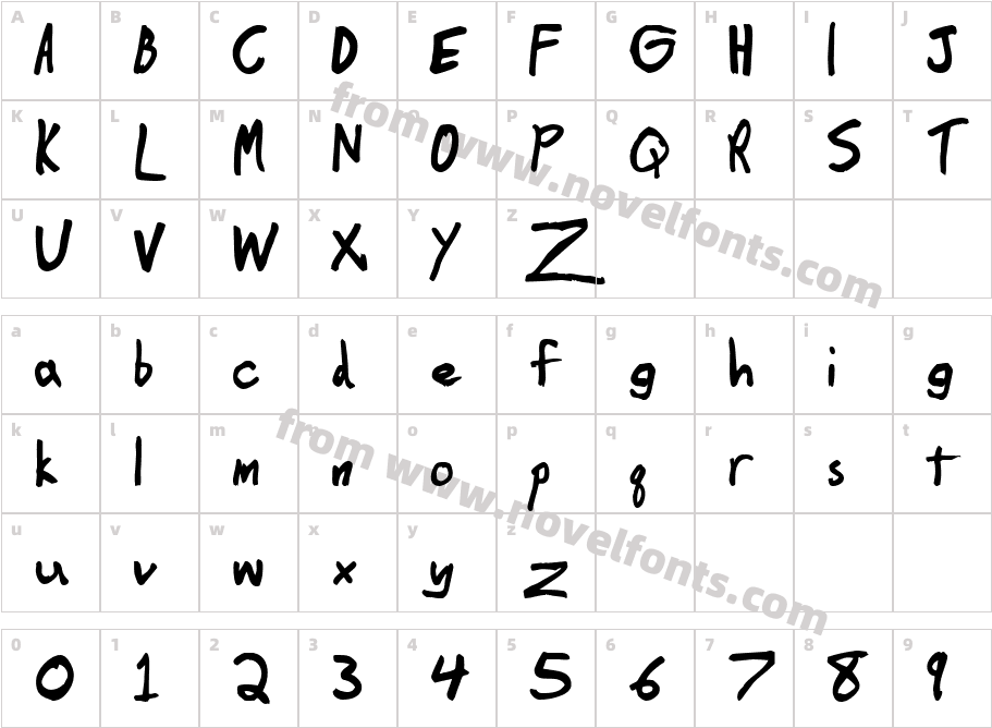 CoolzeyCharacter Map
