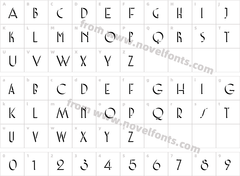 Core Deco A2Character Map