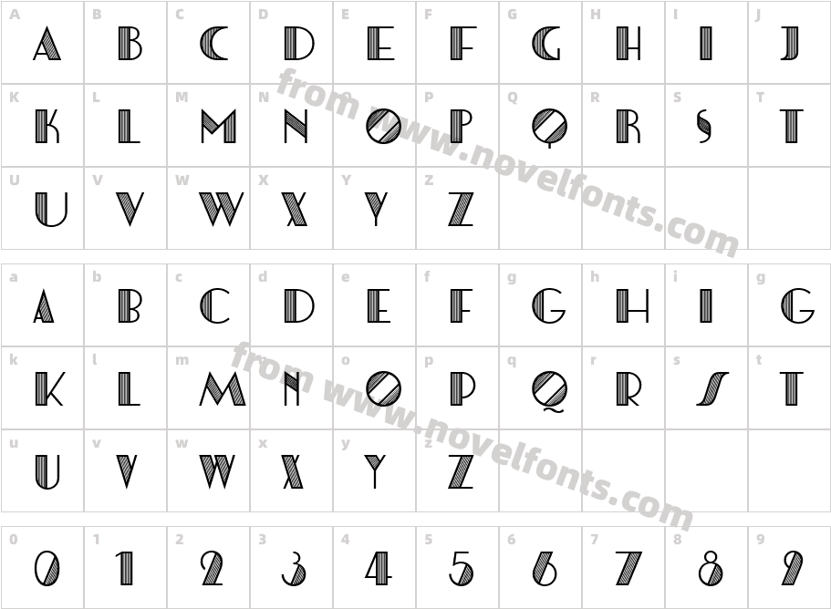 Core Deco B5Character Map