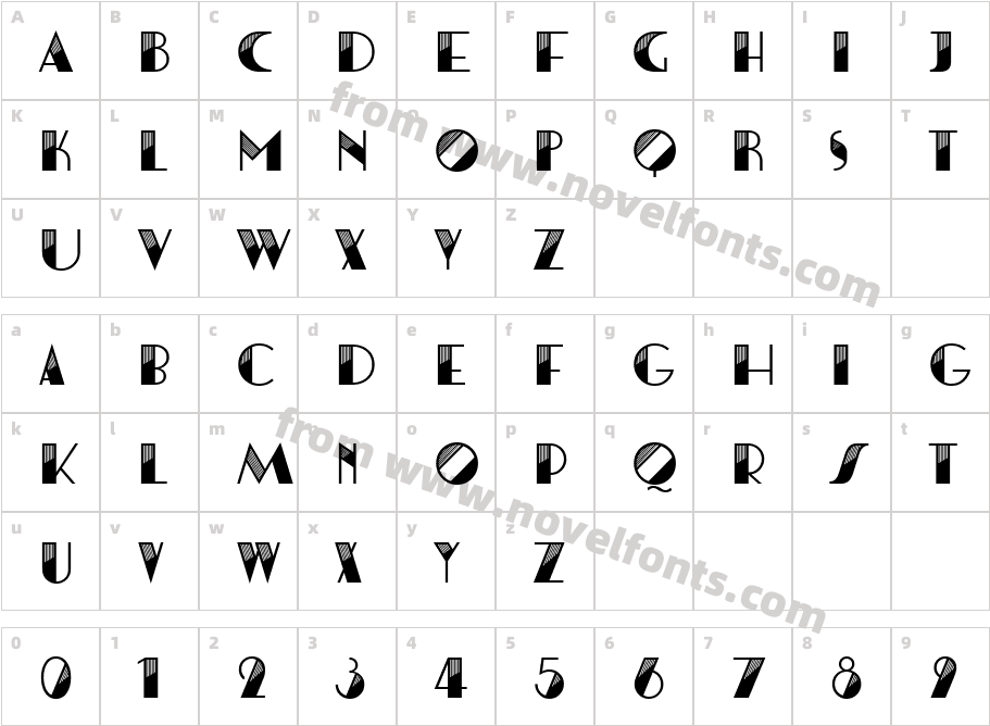 Core Deco B6Character Map