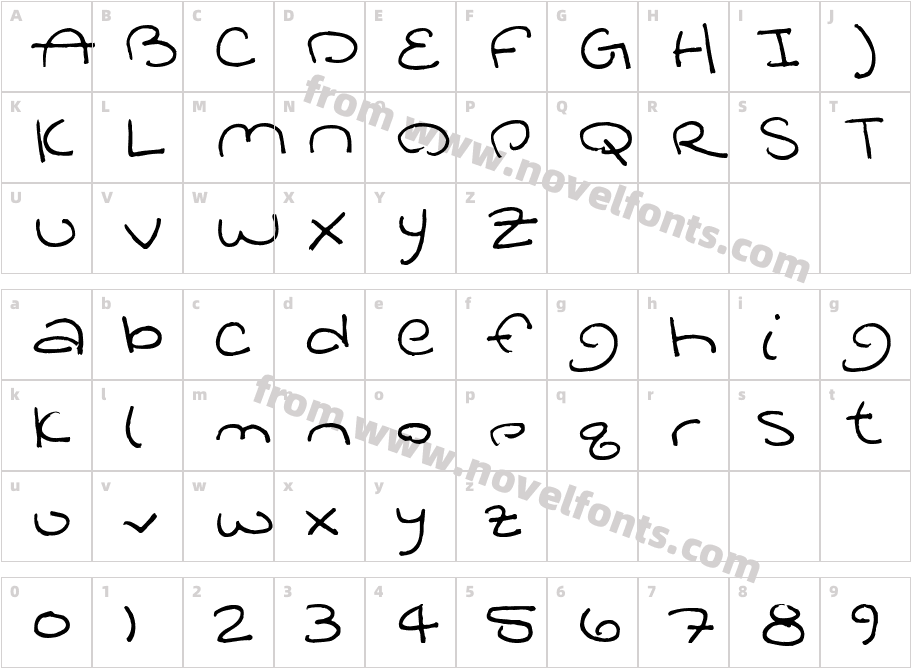 Jukay BTNCharacter Map