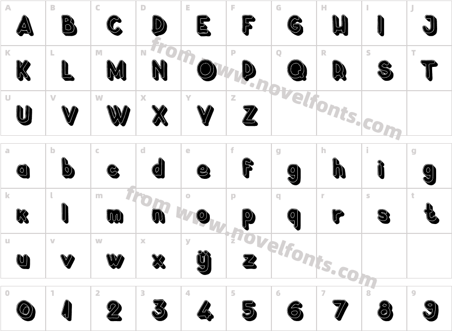 Crayonello3d BlackCharacter Map