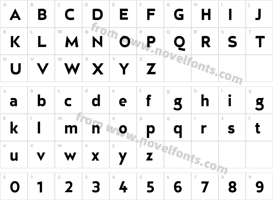 D Hanna BlackCharacter Map
