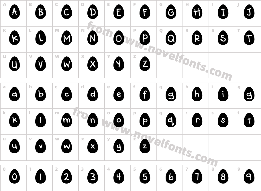 DJB EggsellentCharacter Map
