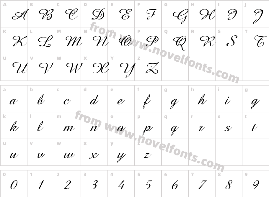 Amaze D ItalicCharacter Map