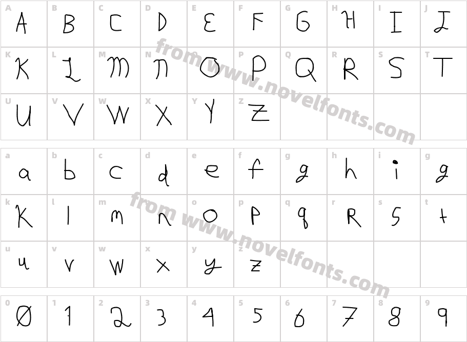 Darkest Font Darkest FontCharacter Map