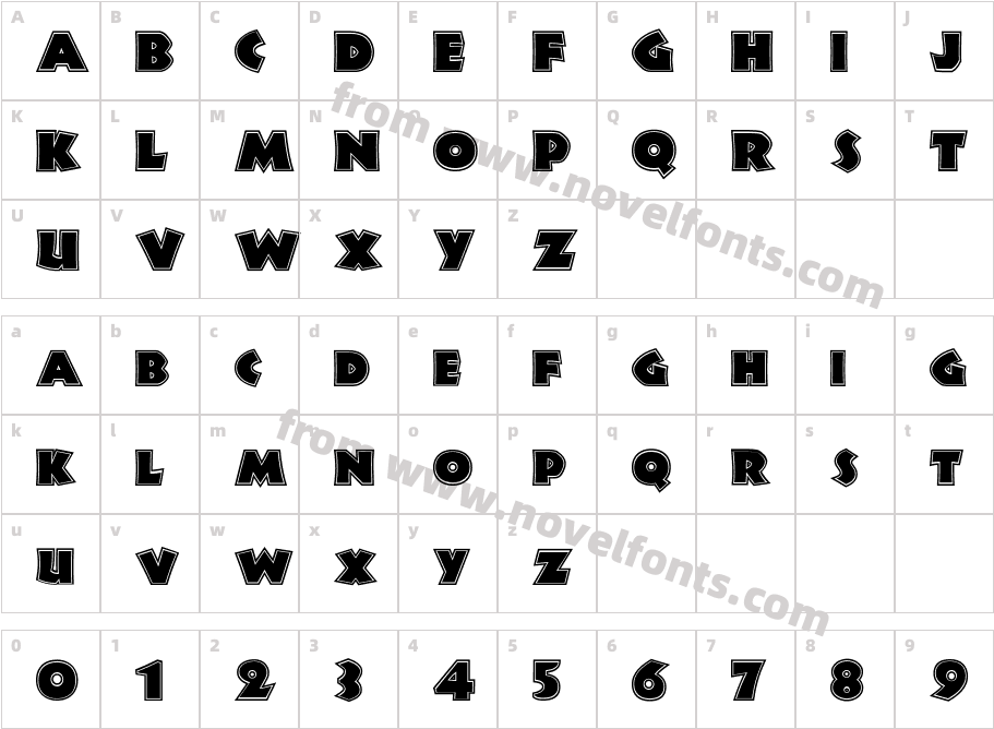 Jungle Fever Inline NFCharacter Map