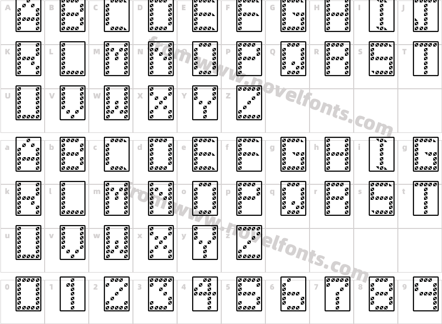 11vator tfbCharacter Map