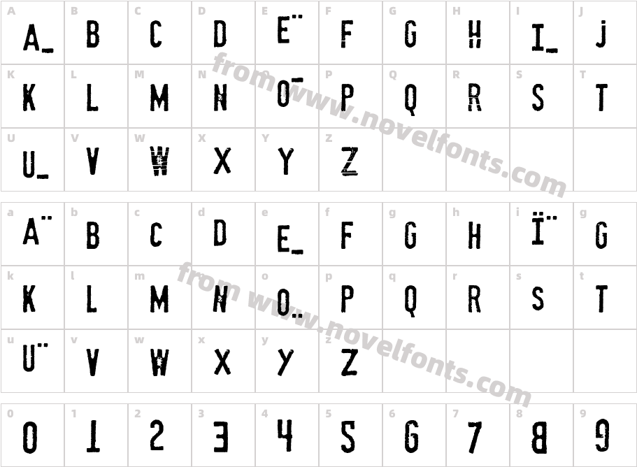Dekapot DeluxxeCharacter Map
