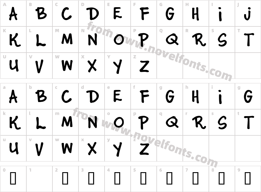 Junior StarCharacter Map