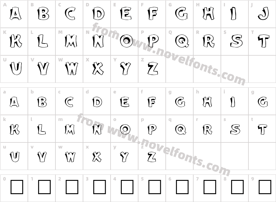 DellmondCharacter Map